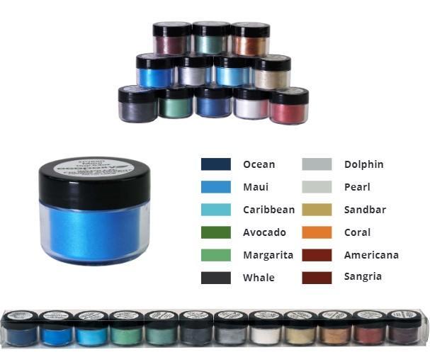 Pigments de couleur pour résine epoxy et polyester, HL-Plasto